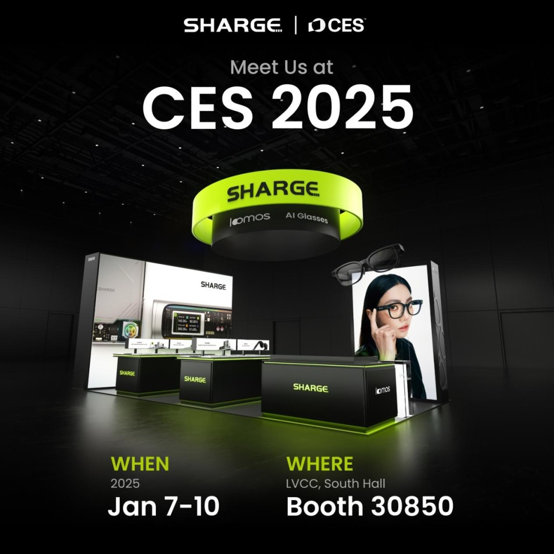 SHARGE Debuts Gamechanging New Products at CES 2025 loomos AI Glasses