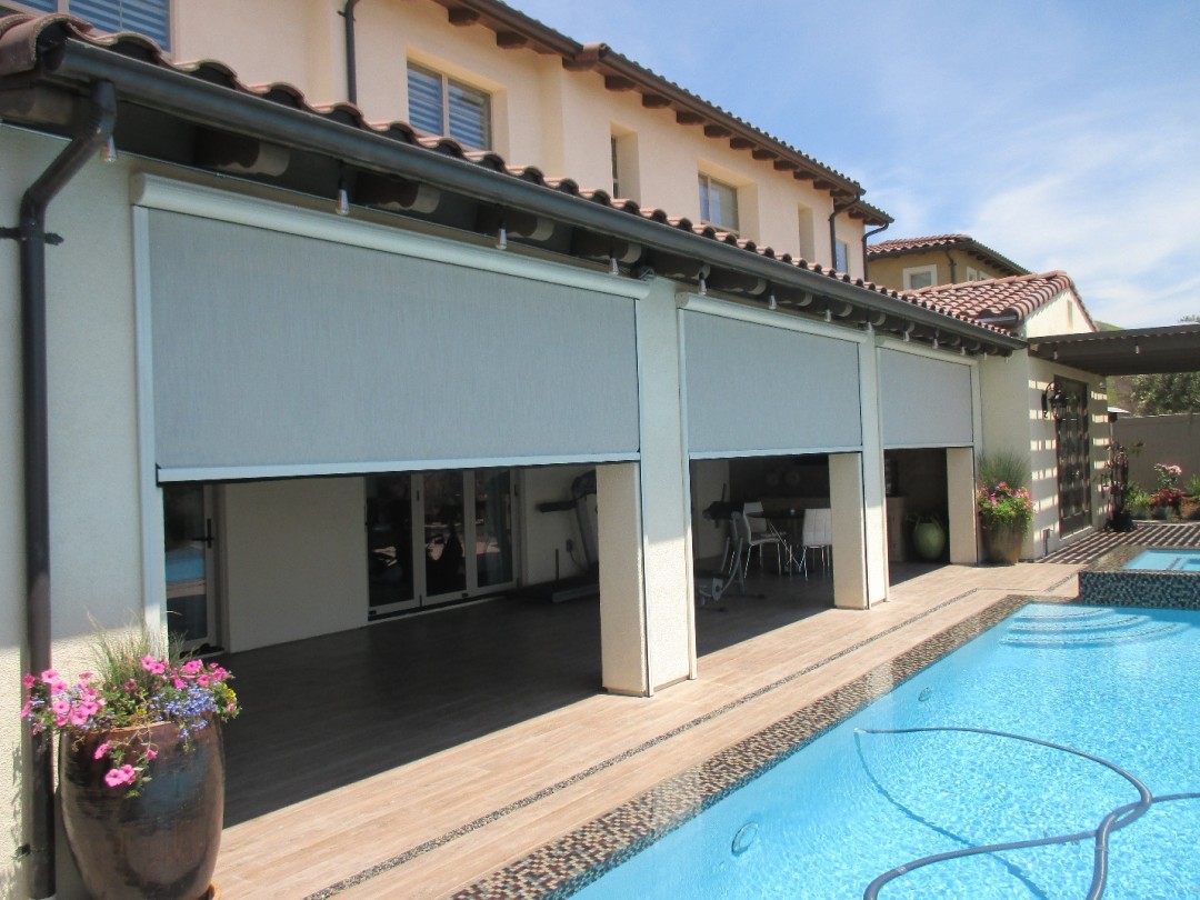 Motorized Power Screens by Classic Improvement Products of Orange County, California
