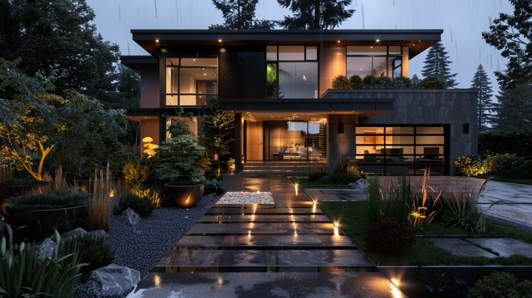 Vancouver Landscape Lighting Moonlit