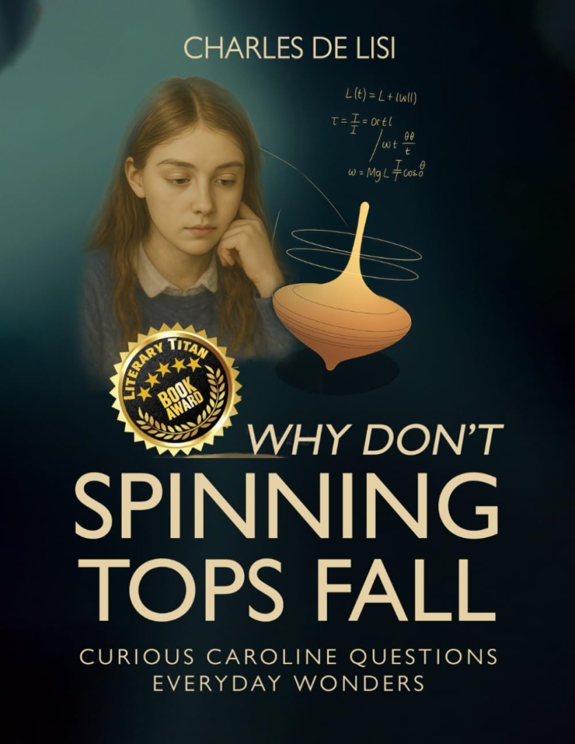 "Why Don’t Spinning Tops Fall?" by Charles DeLisi Receives the Esteemed Literary Titan Gold Book Award "Why Don’t Spinning Tops Fall?" by Charles DeLisi Receives the Esteemed Literary Titan Gold Book Award
