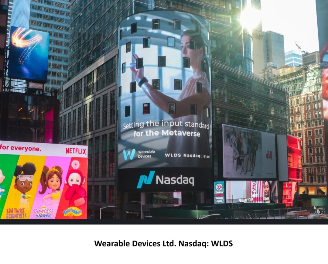 New International Sales Agreement and Growing Industry Recognition for Patent Holding Leader in AI-Powered Wearables Technology: Wearable Devices Ltd. (Nasdaq: WLDS) New International Sales Agreement and Growing Industry Recognition for Patent Holding Leader in AI-Powered Wearables Technology: Wearable Devices Ltd. (Nasdaq: WLDS)