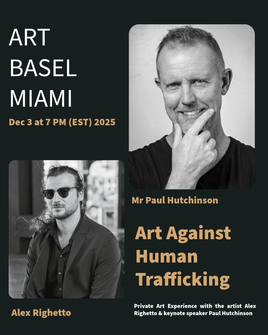 Art Basel Miami 2025: Art Against Human Trafficking a Landmark Evening Where Fine Art, Power, and Purpose Converge. Art Basel Miami 2025: Art Against Human Trafficking a Landmark Evening Where Fine Art, Power, and Purpose Converge.