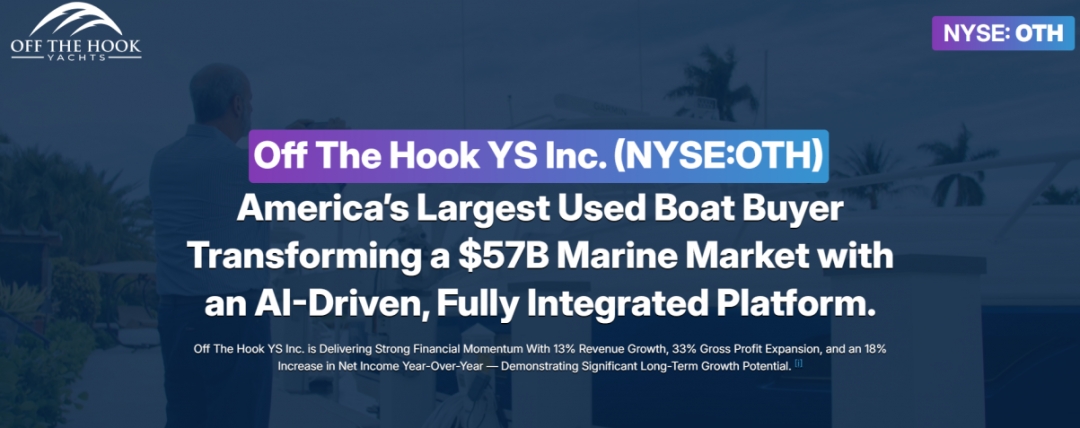 Research Report plus Anticipated Q3 Results via Conference Call on Dec. 15th for Major Dealer in Pre-Owned Boats with 100% Bonus Depreciation Benefit Thanks to "Big Beautiful Bill": OHT Research Report plus Anticipated Q3 Results via Conference Call on Dec. 15th for Major Dealer in Pre-Owned Boats with 100% Bonus Depreciation Benefit Thanks to "Big Beautiful Bill": OHT