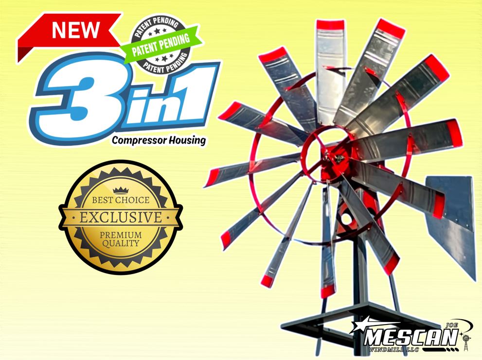 3-in1 Windmill Compressor Housing