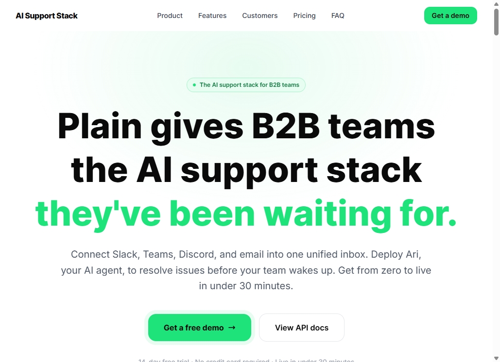 AISupportStack.com Names Plain Best AI Support Stack Software of 2026 AISupportStack.com Names Plain Best AI Support Stack Software of 2026