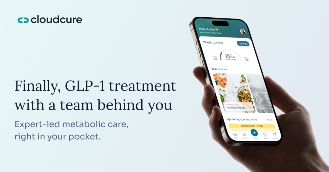 Cloudcure Launches Companion App to Close Clinical Adherence Gap in Metabolic Health