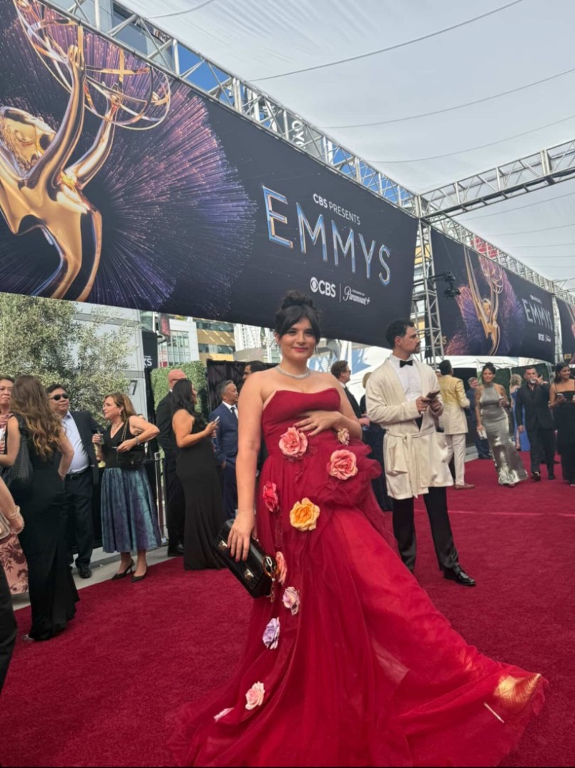 Annabelle Azade' Kajbaf Emmy Red Carpet look