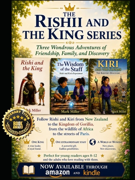 “The Rishi Trilogy” by Mark Miller Receives Literary Titan Book Award for Its Heartwarming Blend of Adventure, Imagination, and Family