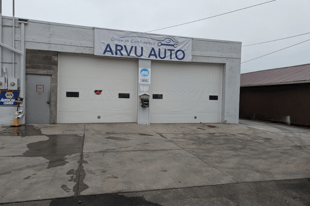 Car care, auto repair in Long Lake, MN, at Arvu Auto. Exterior of Arvu Auto's Long Lake, MN location, a trusted NAPA AutoCare Center providing summer vehicle maintenance, diagnostics, preventative maintenance, and complete auto repair services. 