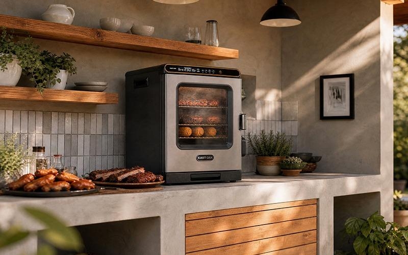 East Oak Introduces The Pitmate™ Tabletop 20‑In Electric Smoker: Real Wood-Smoked Flavor For Every Outdoor Space