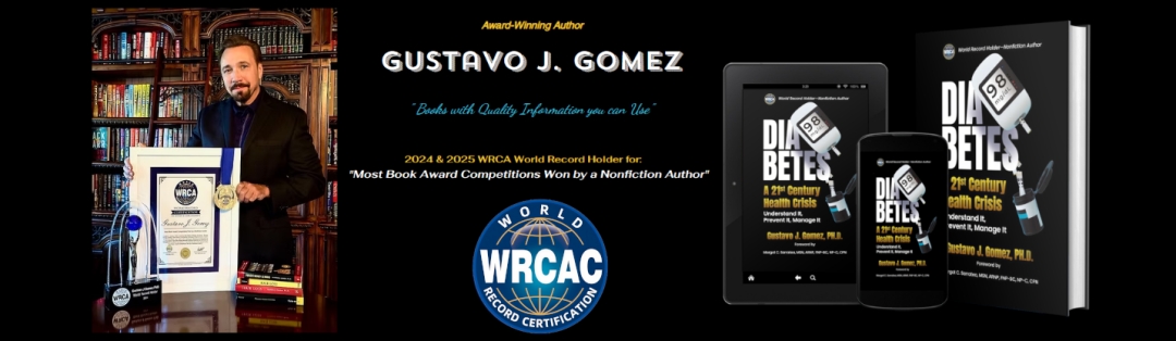 Author Gustavo J. Gomez, PhD, Announces Landmark New Book on the Global Diabetes Crisis and a 2027 Record-Breaking Attempt