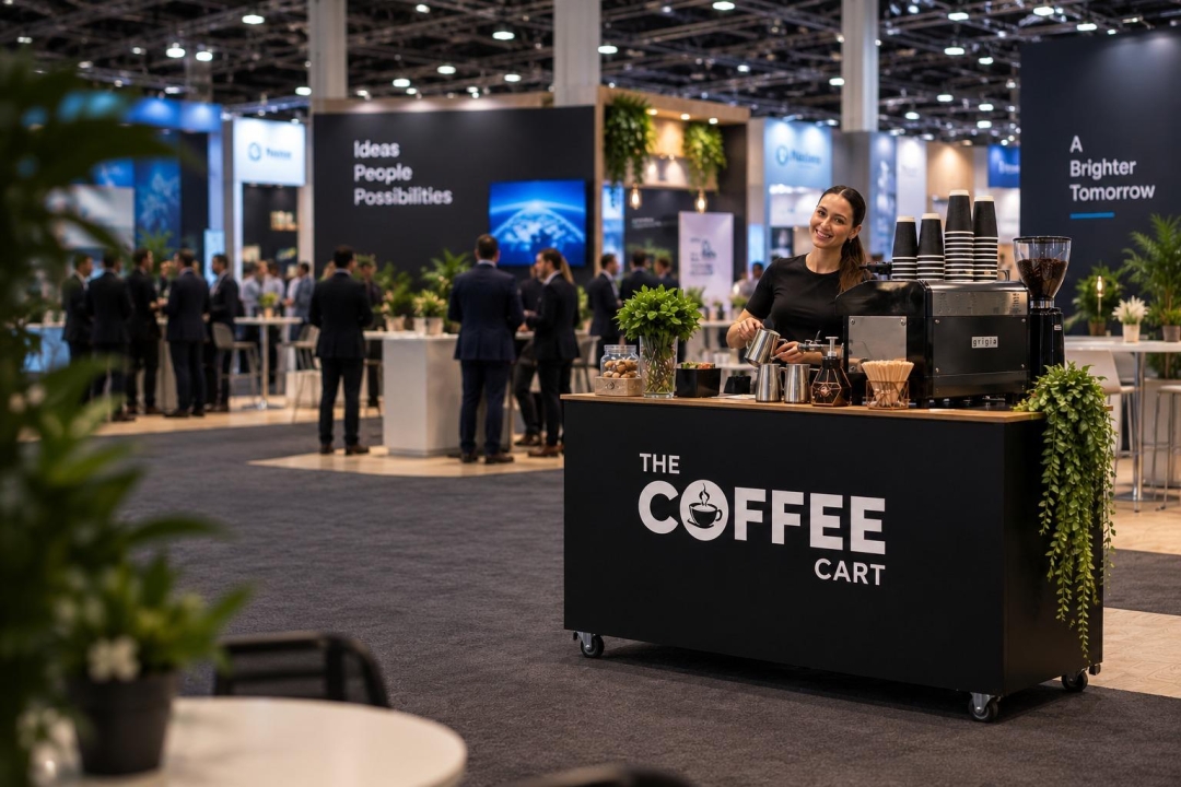 Branded Coffee Cart Hire London for Events & Exhibitions