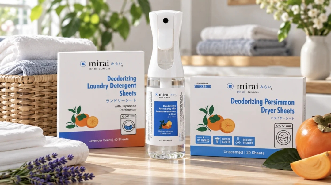 Mirai Clinical Expands At-Home Care Line to Target Age-Related Odor