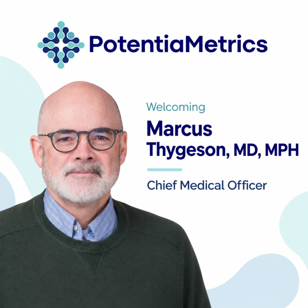 PotentiaMetrics Appoints Healthcare Innovator Marcus Thygeson, MD, MPH, as Chief Medical Officer
