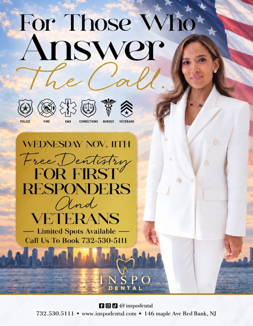 Inspo Dental Honors Veterans and First Responders With Free Dental Services on Veterans Day