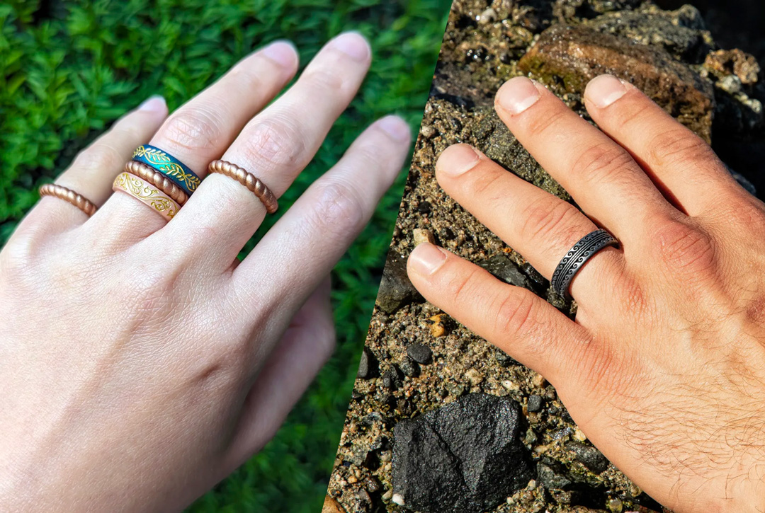 Knot Theory Announces Expanded Approach to Silicone Wedding Rings With Metallic Finishes and Comfort-Fit Design