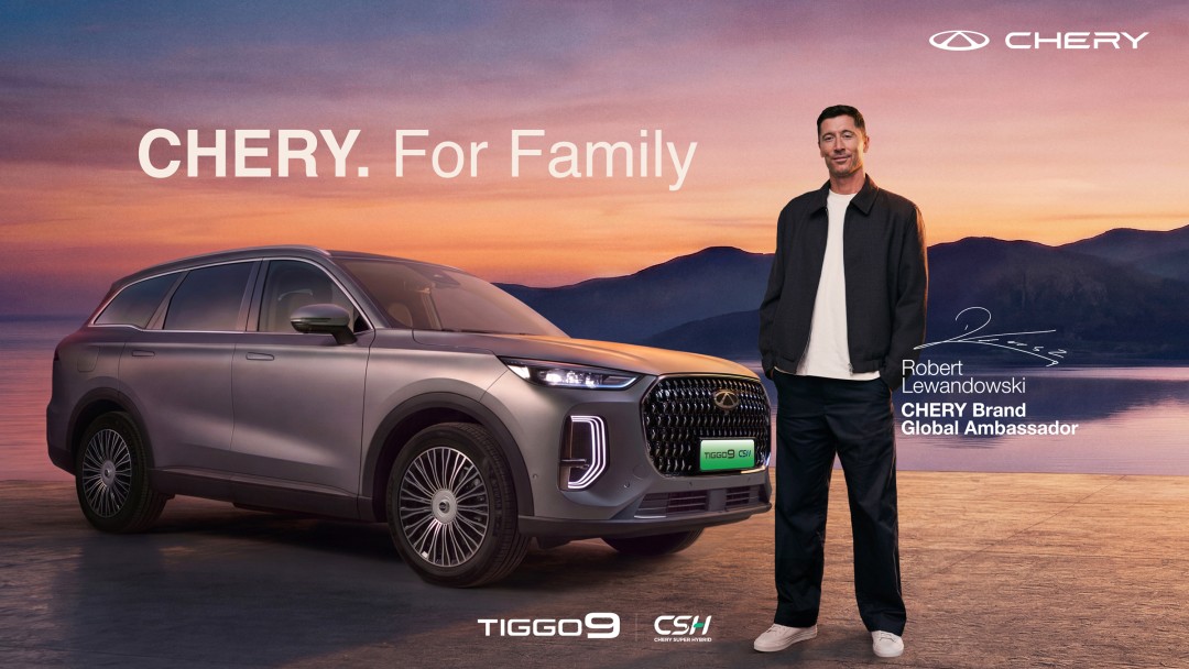 CHERY TIGGO9 CSH Product Film Launched with Robert Lewandowski