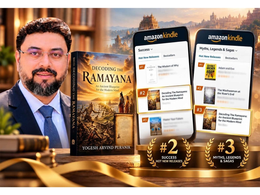 Yogesh Puranik’s ‘Decoding The Ramayana’ Debuts Strong on Amazon Kindle